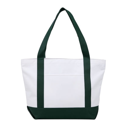 Threadfellows Curated Collection Bags One Size / Green Oversized Recycled Canvas Tote Bag