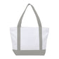 Threadfellows Curated Collection Bags One Size / Grey Oversized Recycled Canvas Tote Bag