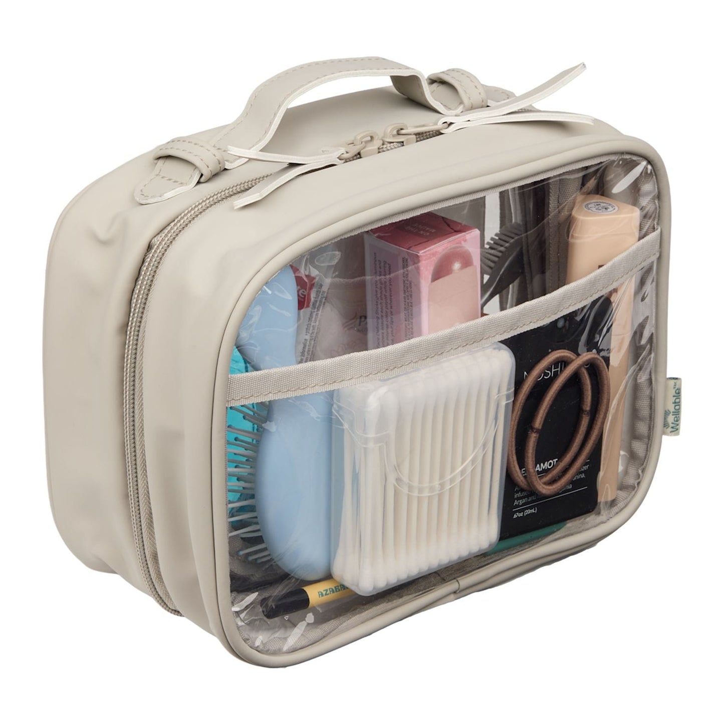 Threadfellows Curated Collection Bags One Size / Grey Wellable - Clear Travel Case