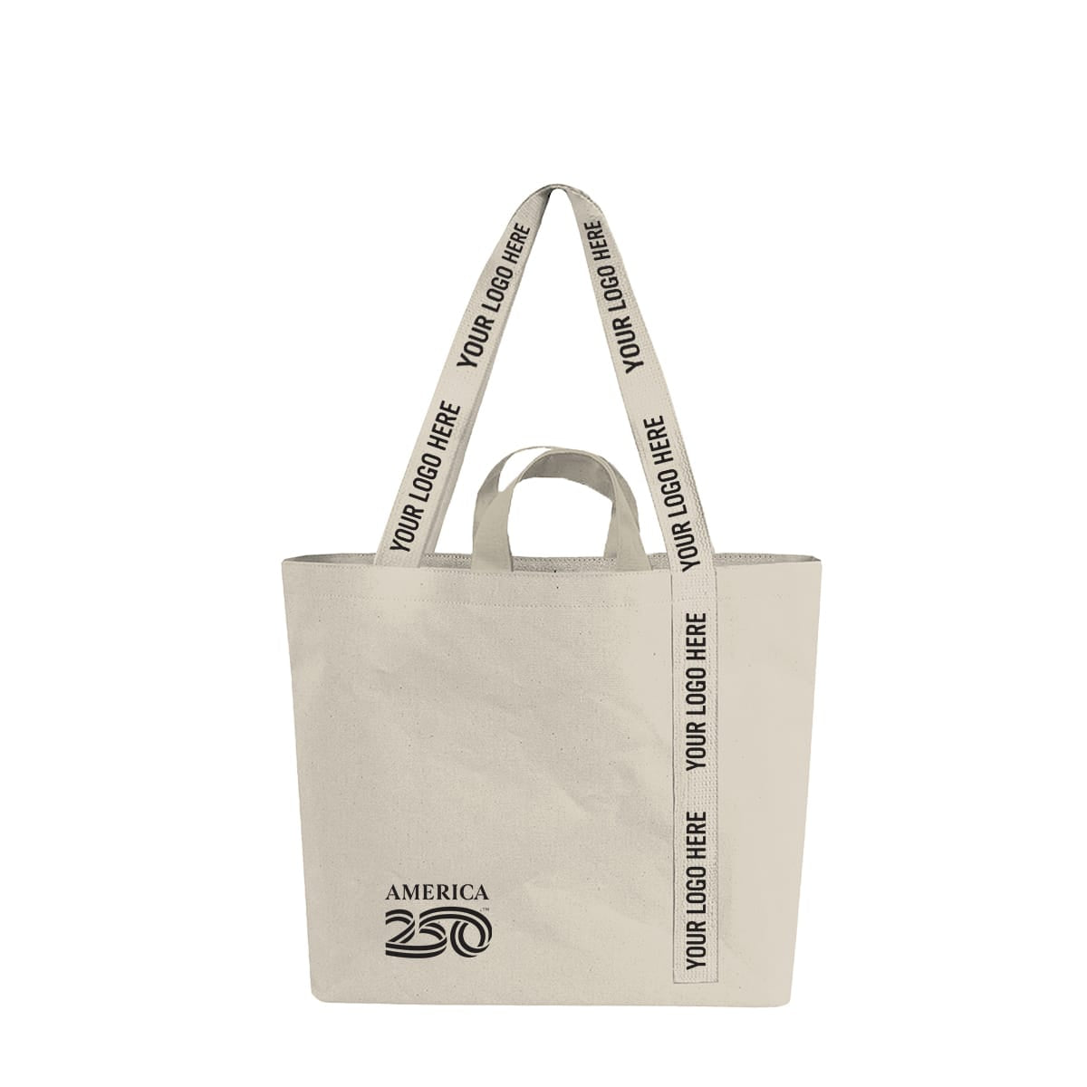 Threadfellows Curated Collection Bags One Size / Natural America250™ Recycled Mono-Strap Canvas Tote Bag
