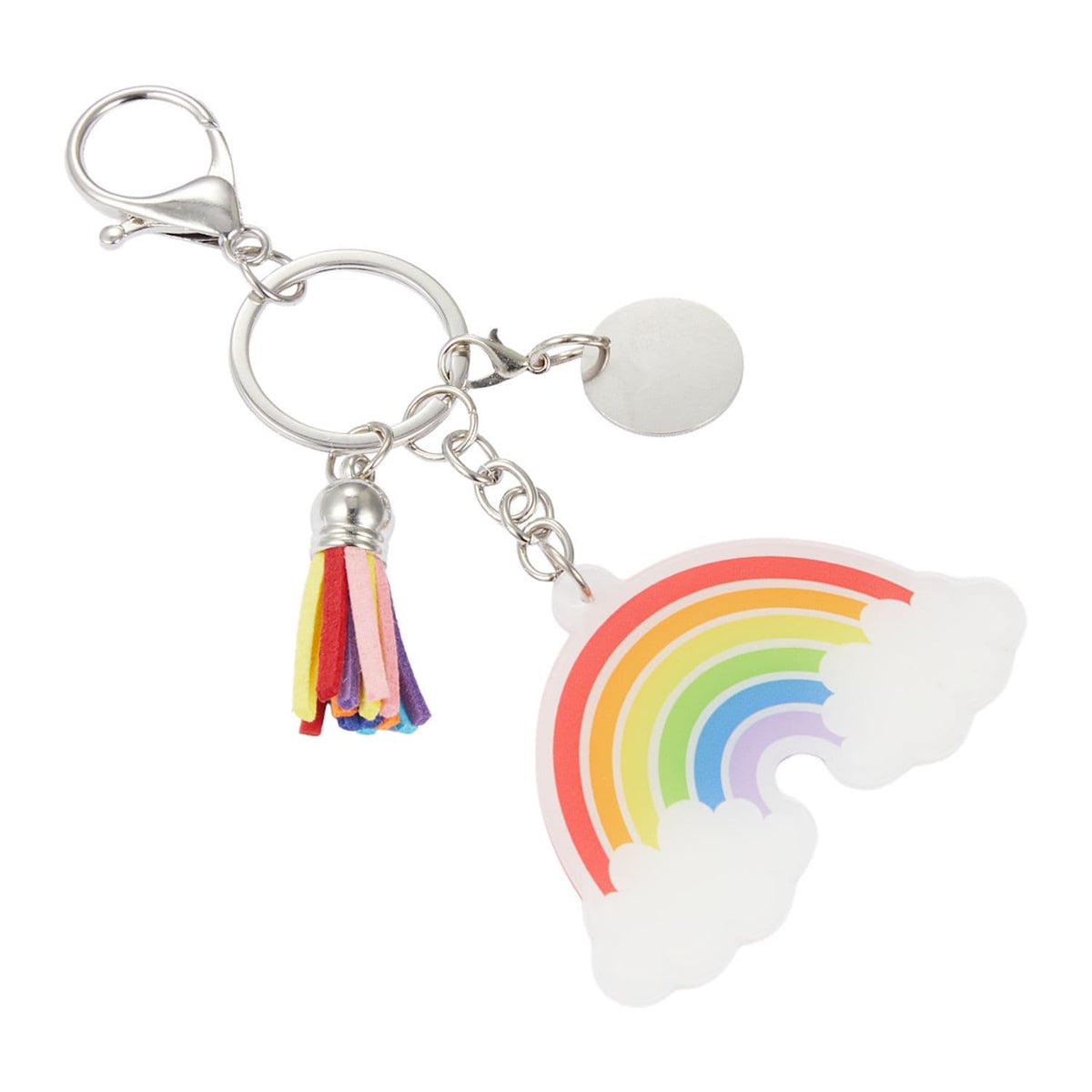 Threadfellows Curated Collection Bags One Size / Rainbow Rainbow 3-Charm Keychain
