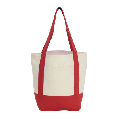 Threadfellows Curated Collection Bags One Size / Red Mini Recycled 8oz Cotton Canvas Tote