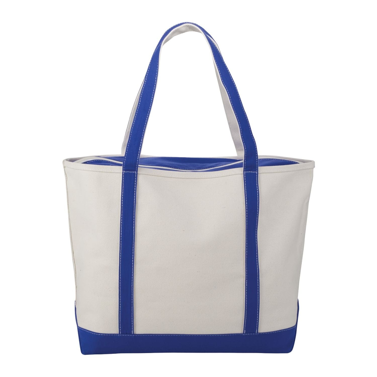 Threadfellows Curated Collection Bags One Size / Royal Baltic 24oz Cotton Canvas Tall Zippered Boat Tote