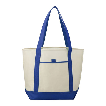Threadfellows Curated Collection Bags One Size / Royal Blue Lighthouse Non-Woven Boat Tote
