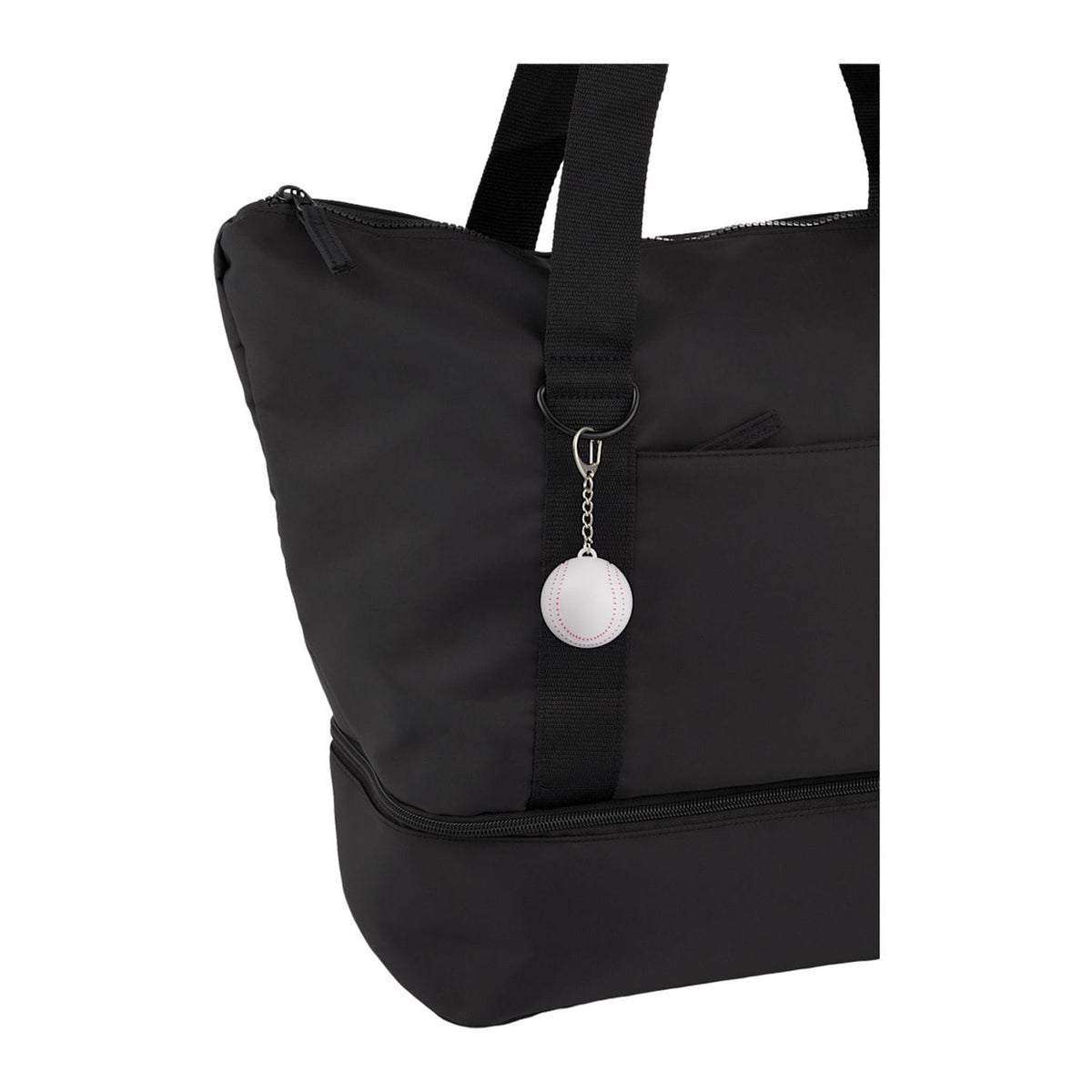 Threadfellows Curated Collection Bags One Size / White w/ Red Trim Baseball SPF15 Lip Moisturizer Keychain
