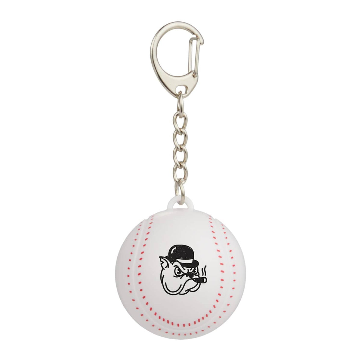 Threadfellows Curated Collection Bags One Size / White w/ Red Trim Baseball SPF15 Lip Moisturizer Keychain