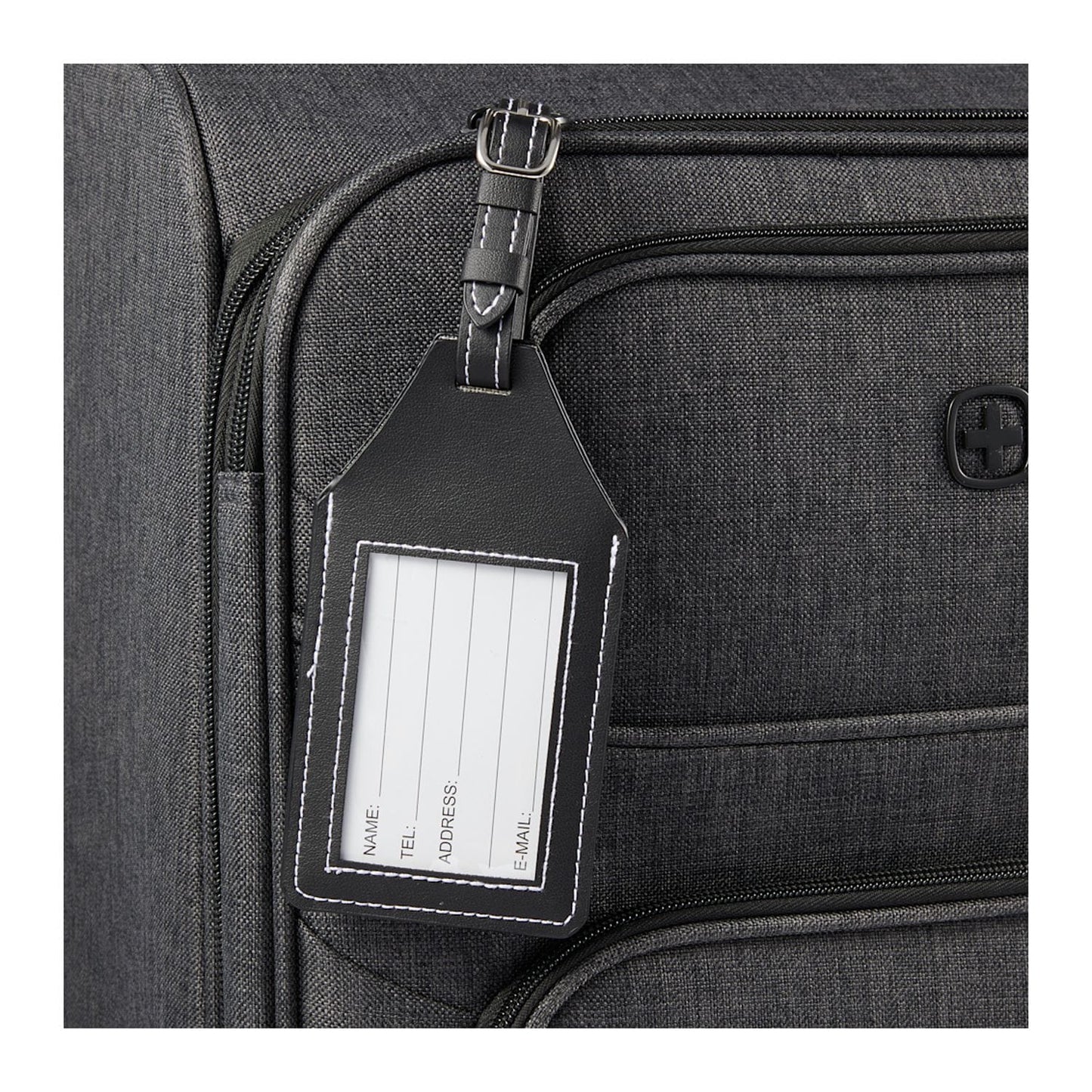 Threadfellows Curated Collection Bags Wander & Roam - Luggage Tag w/ Airtag Holder