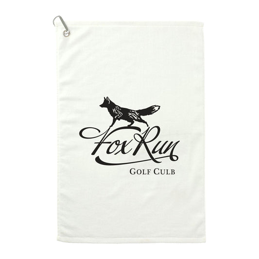 Threadfellows Curated Collection Blankets & Towels One Size / White Terry Golf Towel 16" x 25"