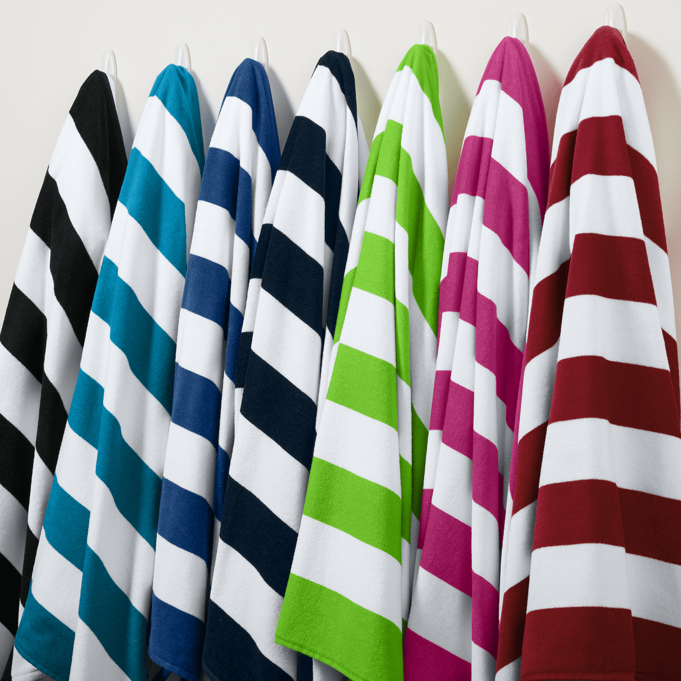 Threadfellows Curated Collection Blankets & Towels Port Authority - Cabana Stripe Beach Towel