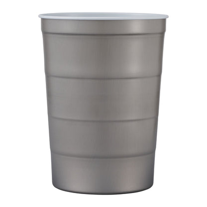 Threadfellows Curated Collection Drinkware 16oz / Grey Recyclable Steel Chill-Cups™ 16oz