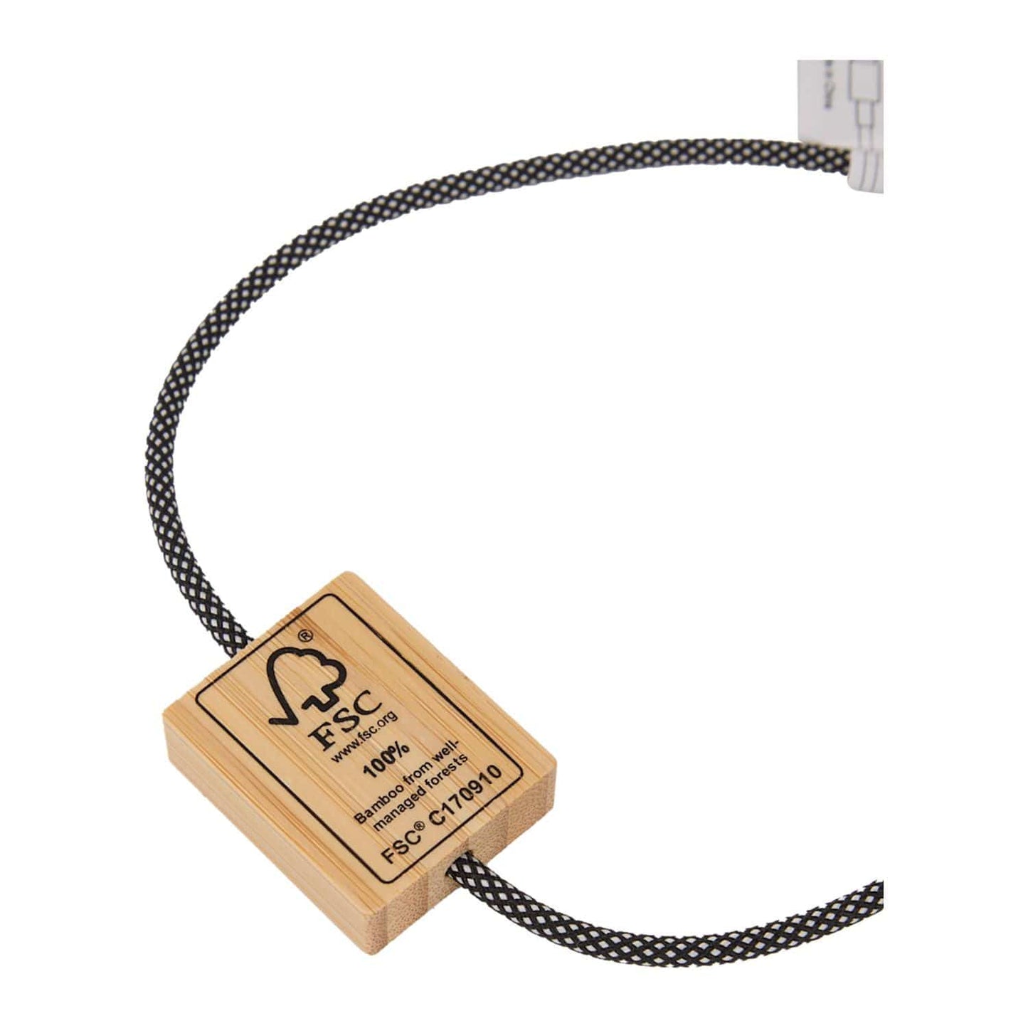 Threadfellows Curated Collection Electronics One Size / Natural FSC® 100% Bamboo 5-in-1 100W Laptop Charging Cable