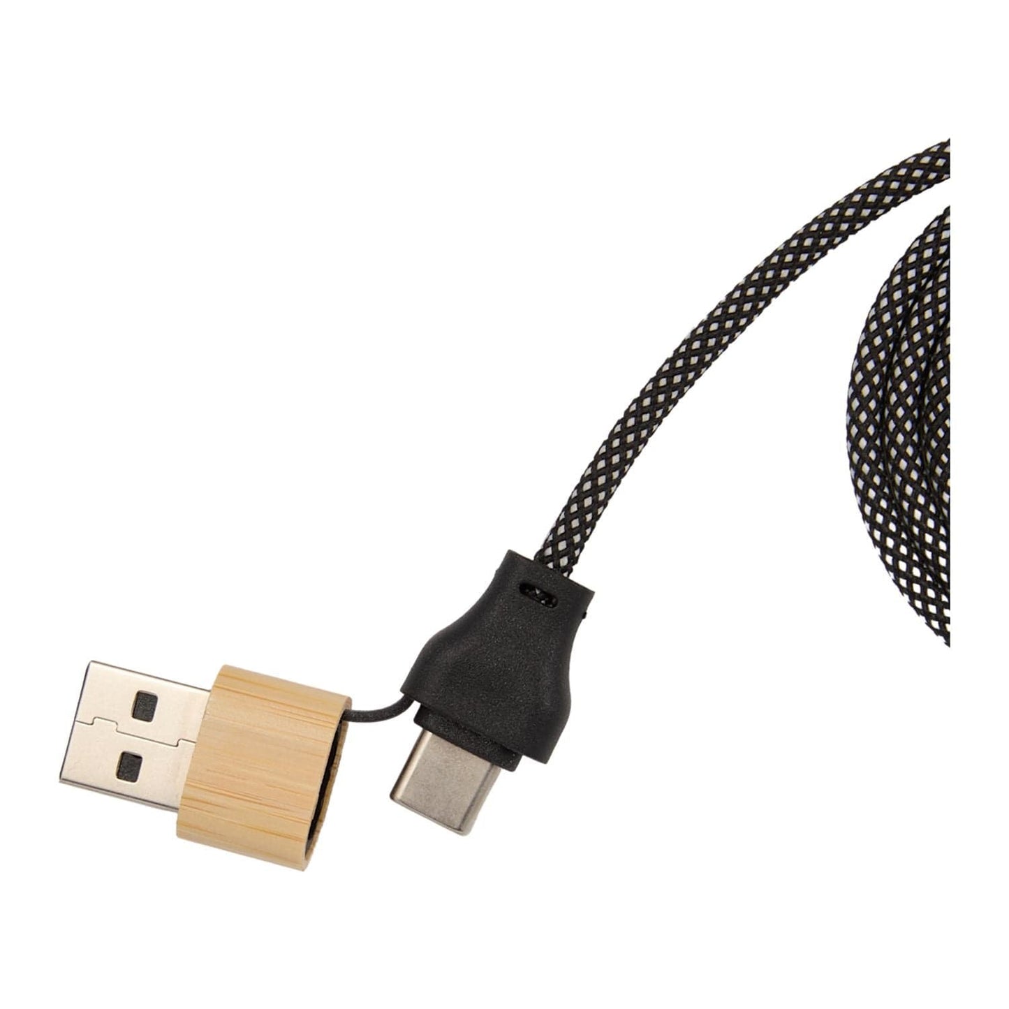 Threadfellows Curated Collection Electronics One Size / Natural FSC® 100% Bamboo 5-in-1 100W Laptop Charging Cable