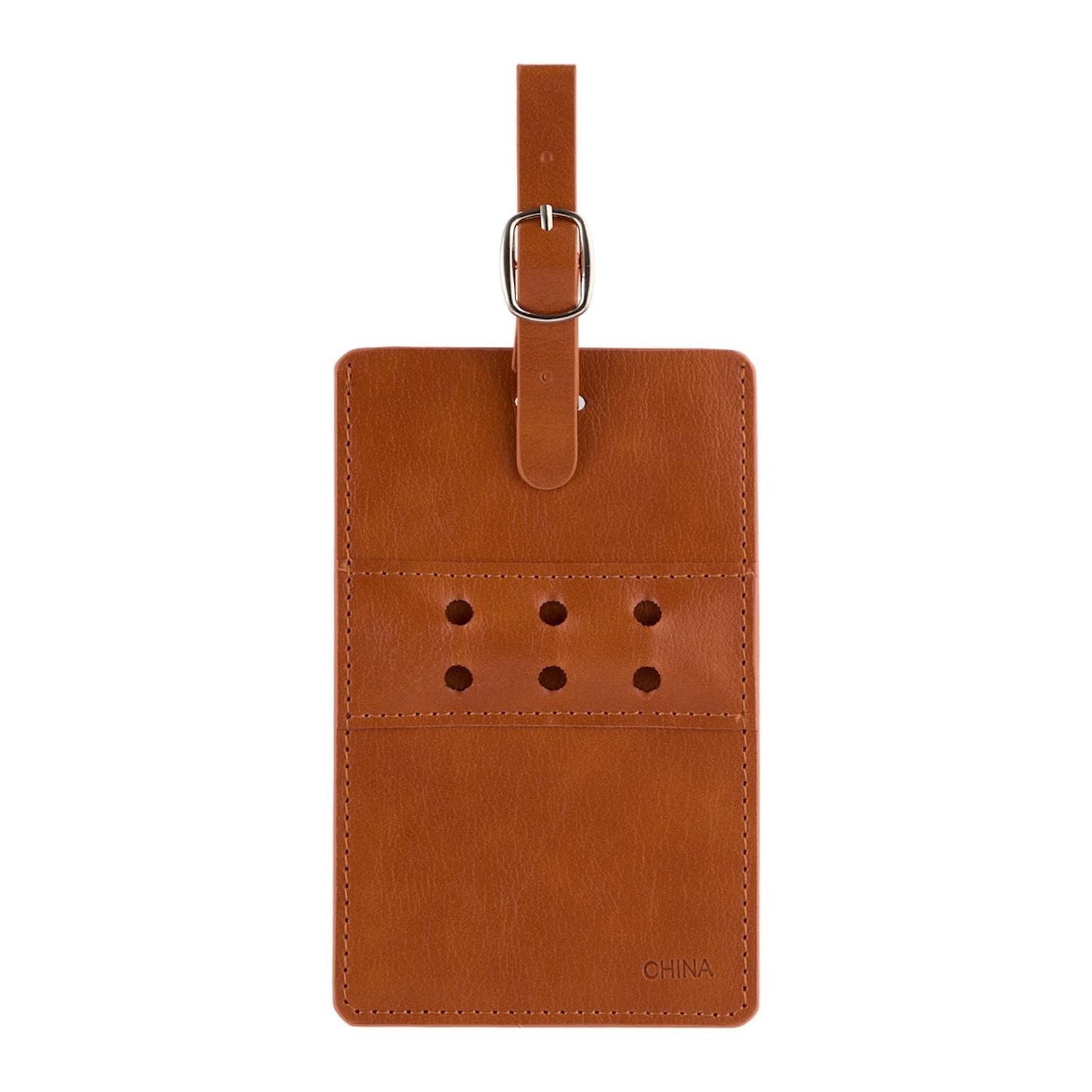 Threadfellows Curated Collection Golf Accessories One Size / Brown Golf Bag Tag and Tee Set