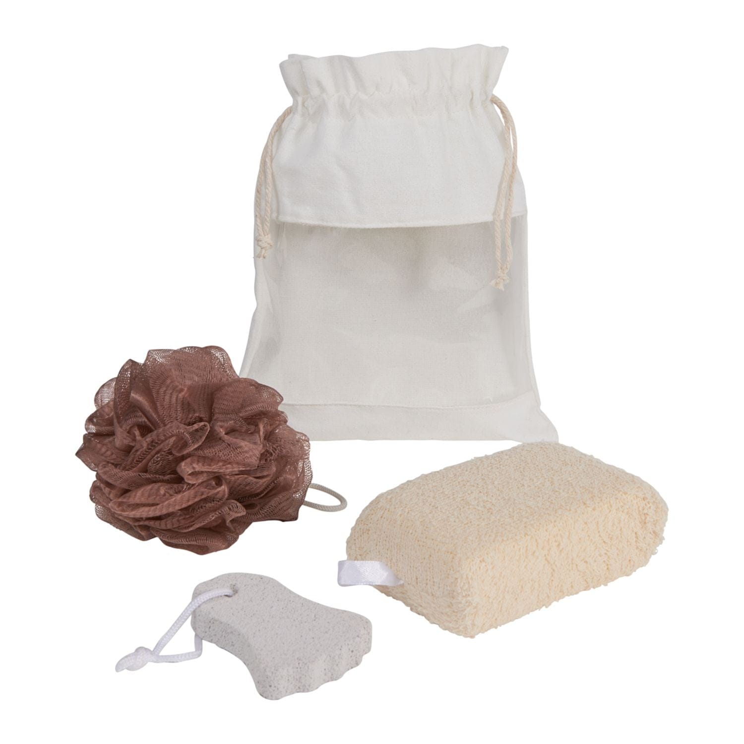 Threadfellows Curated Collection Health & Wellness One Size / Natural 3-Piece Jute Spa Set