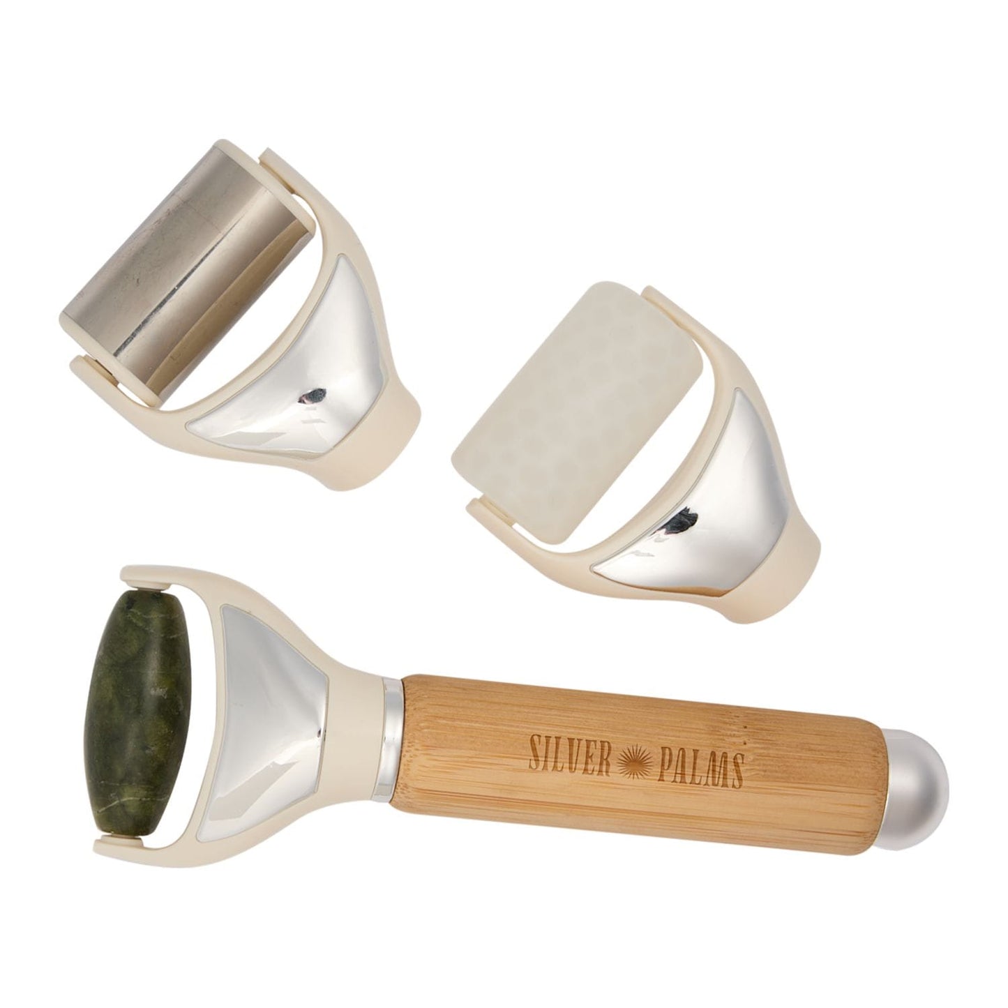 Threadfellows Curated Collection Health & Wellness One Size / Natural Wellable - FSC® 100% Bamboo 3-in-1 Face Body & Roller Set