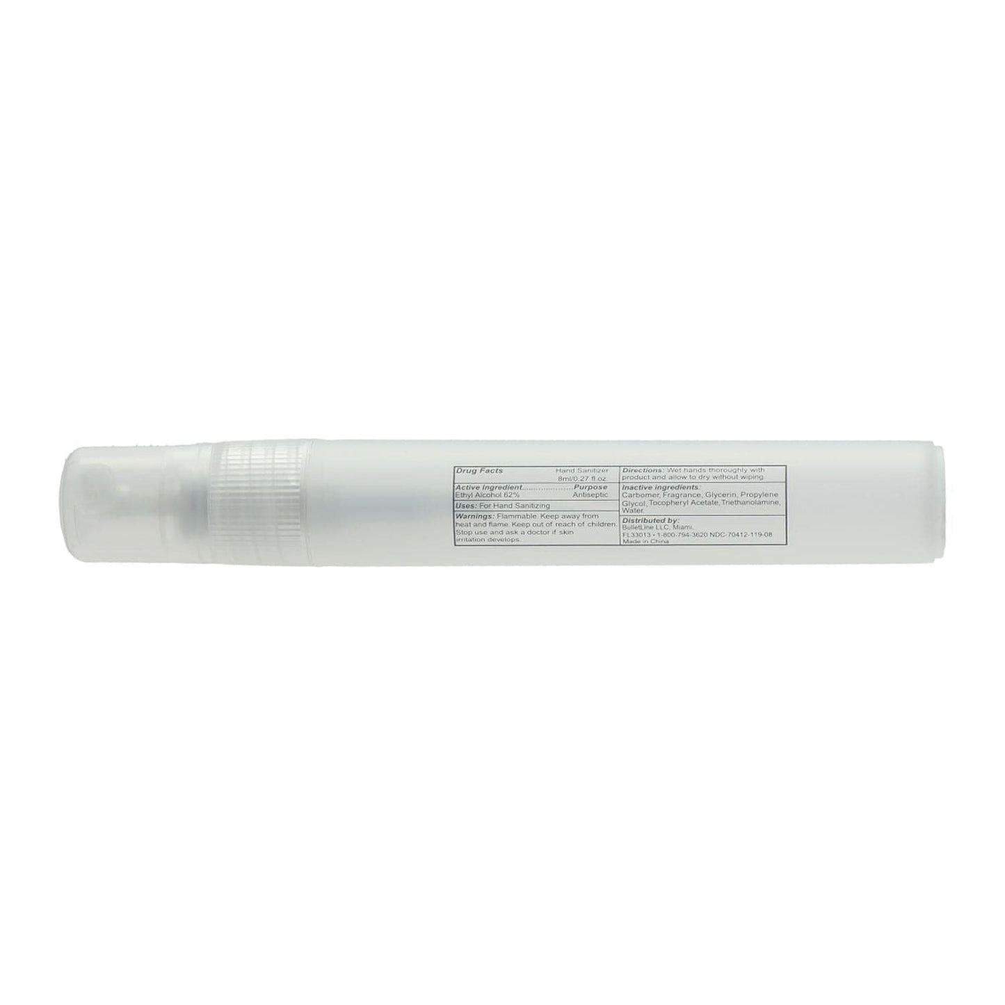 Threadfellows Curated Collection Health & Wellness Pen Sprayer Sanitizer with 62% Alcohol 0.27oz