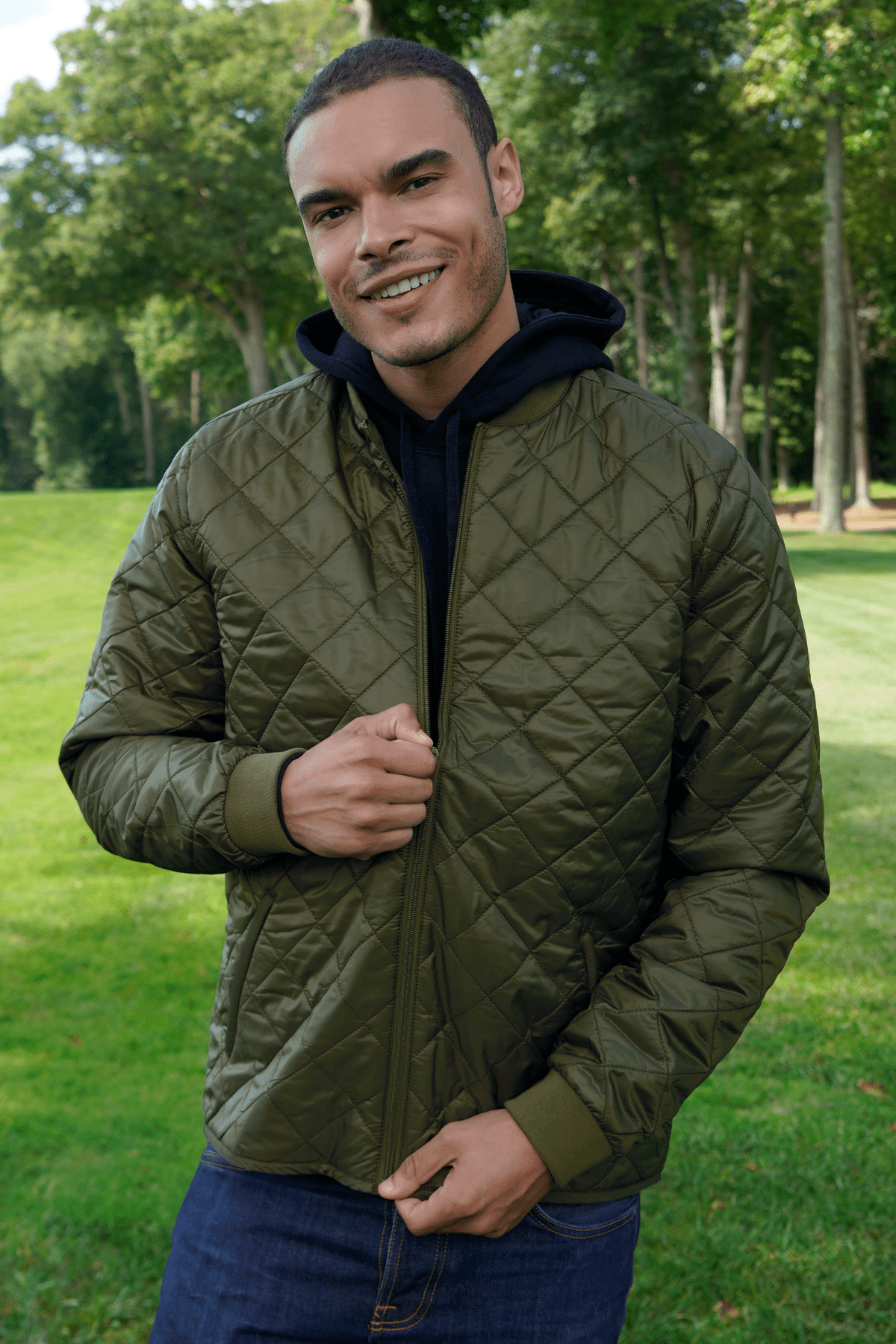 Threadfellows Curated Collection Outerwear Men's Everett Bomber Jacket
