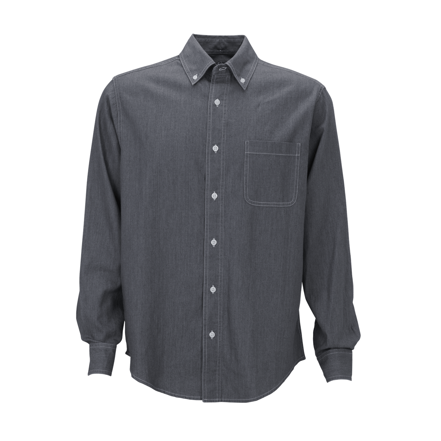 Threadfellows Curated Collection Woven Shirts S / Grey Men's Hudson Denim Shirt