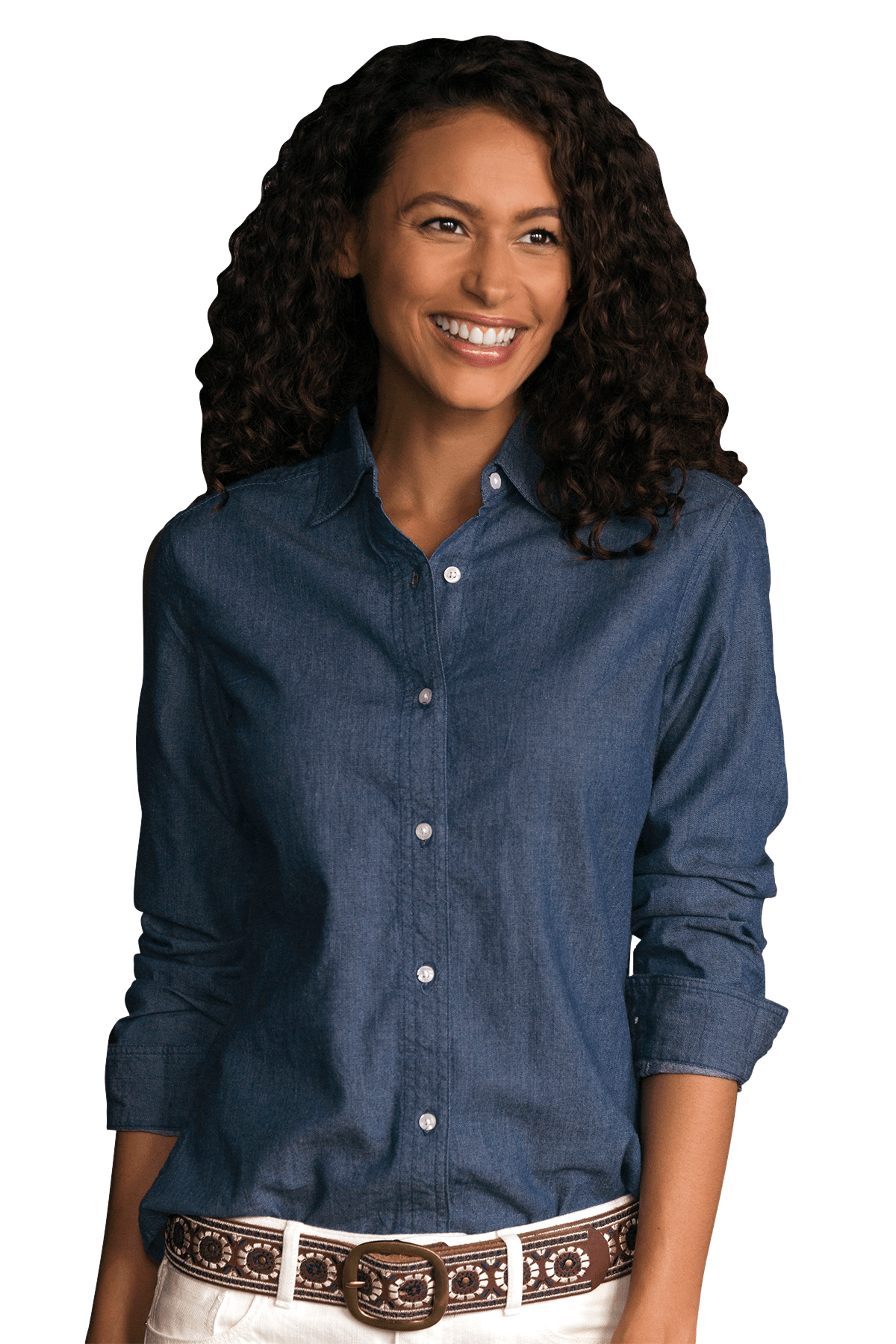 Threadfellows Curated Collection Woven Shirts Women's Hudson Denim Shirt