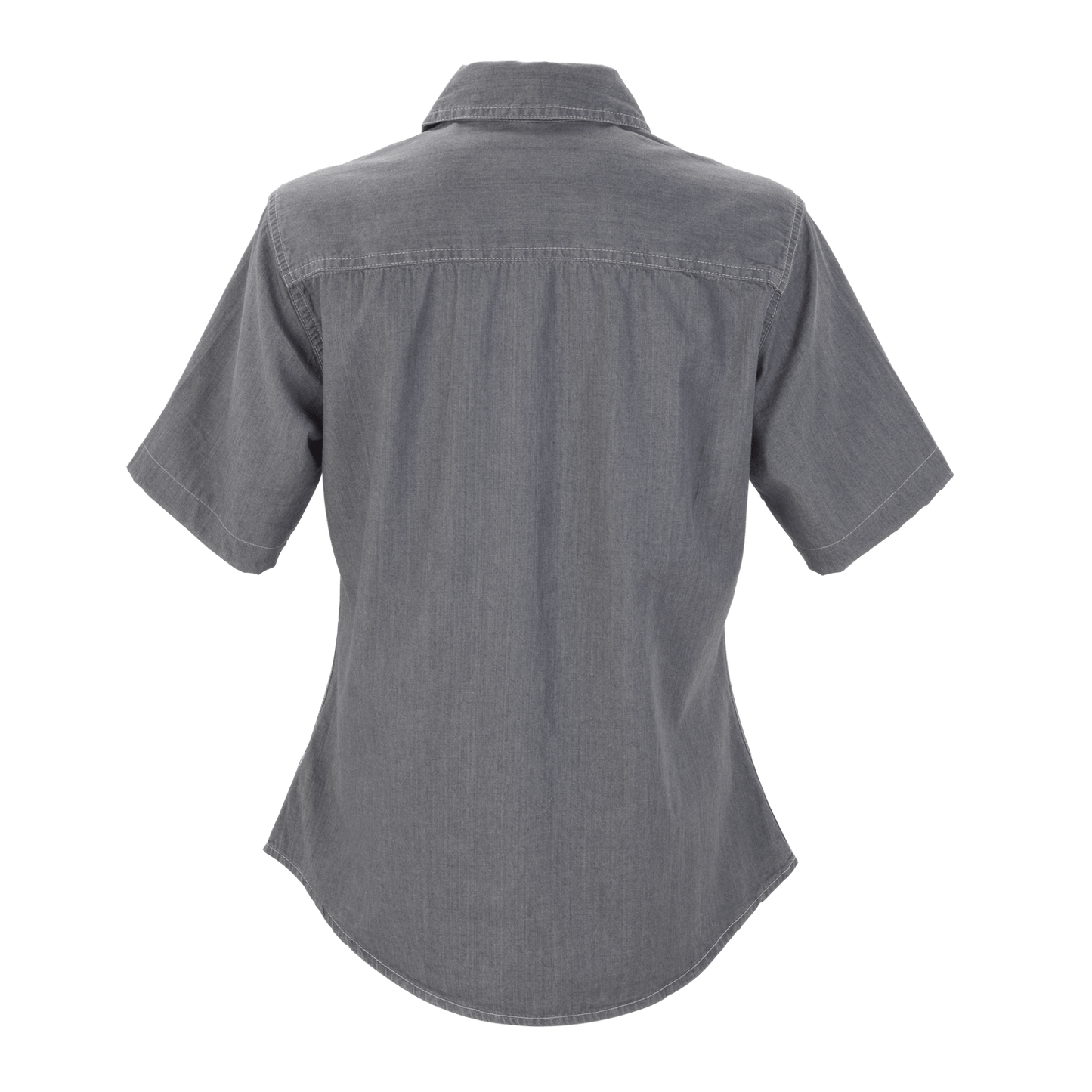 Threadfellows Curated Collection Woven Shirts Women's Short Sleeve Hudson Denim Shirt