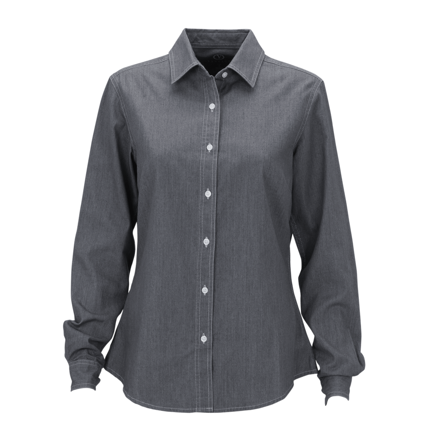 Threadfellows Curated Collection Woven Shirts XS / Grey Women's Hudson Denim Shirt