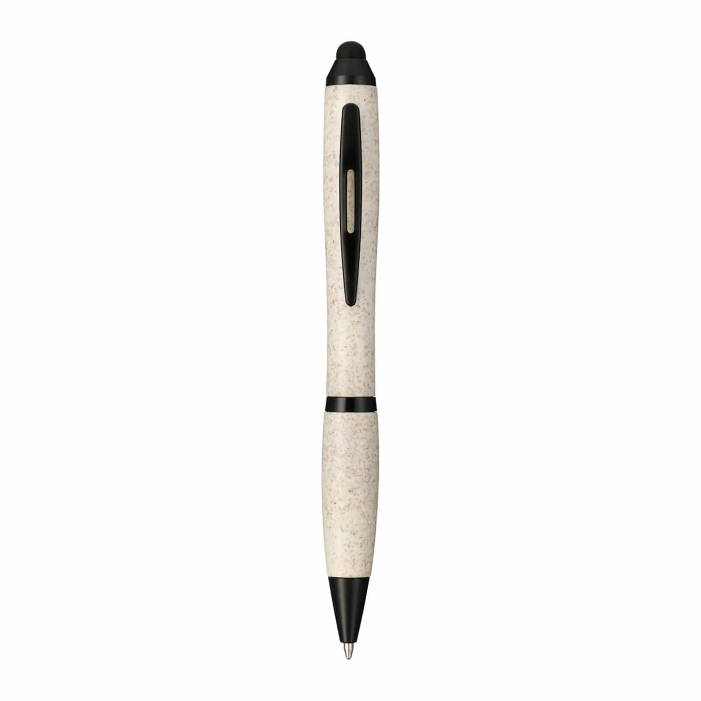 Threadfellows Curated Collection Writing Instruments Wheat Straw Nash Ballpoint Stylus Pen