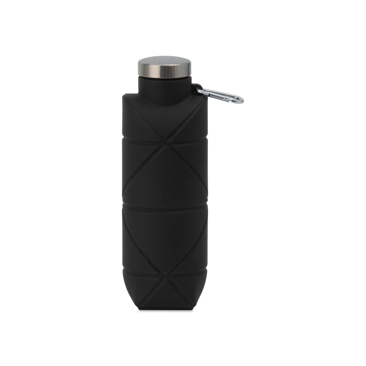 Threadfellows Drinkware 17oz / Black Clix Collapsible Silicone 23oz Bottle w/ Carabiner