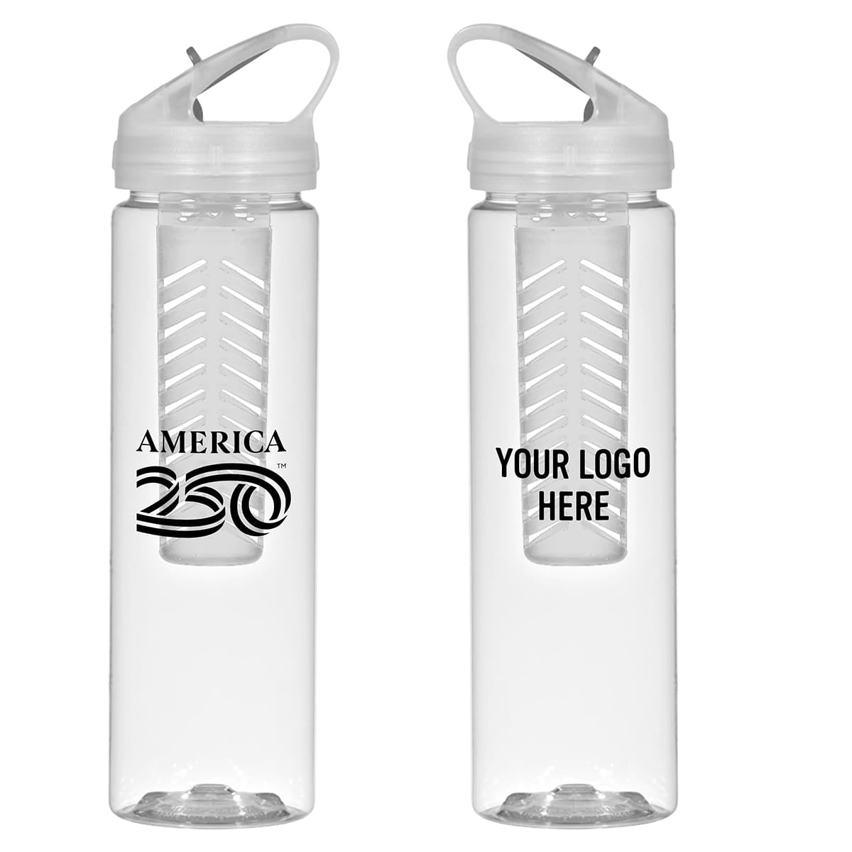 Threadfellows Drinkware One Size / Clear America250™ Fruit Fusion Bottle 25oz