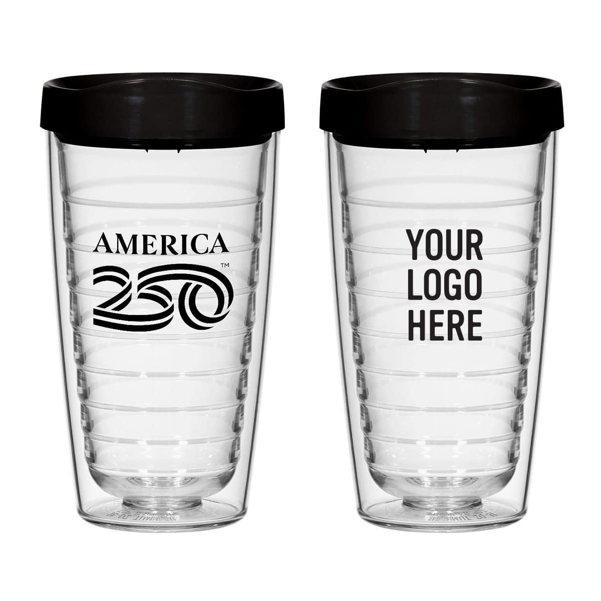Threadfellows Drinkware One Size / Clear America250™ Hydro Double Wall Tumbler 16oz
