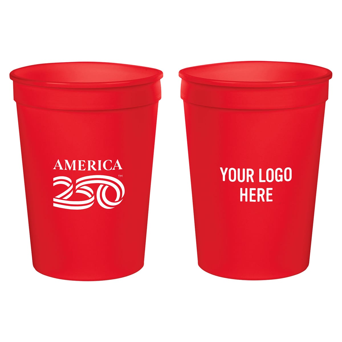 Threadfellows Drinkware One Size / Red America250™ Big Game Stadium Cup 12oz