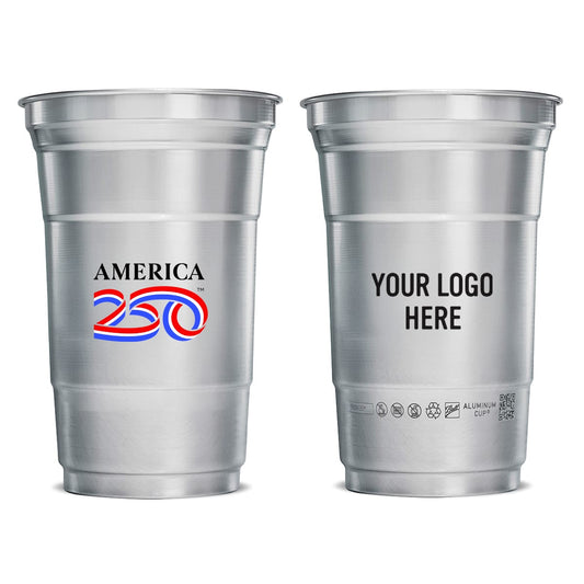 Threadfellows Drinkware One Size / Silver America250™ Top Cup by Ball™ Aluminum Cup 20oz