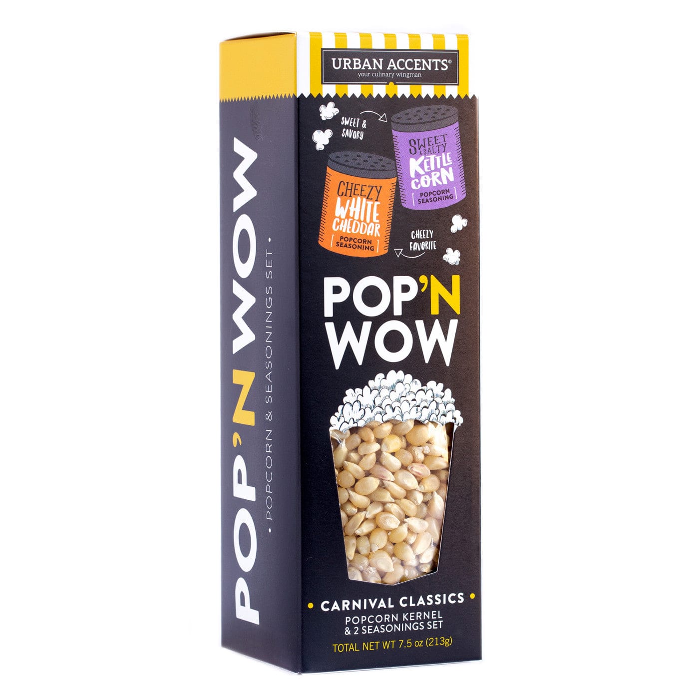 Threadfellows Food & Beverage One Size / Black What's Pop'N Gourmet Popcorn Gift Set