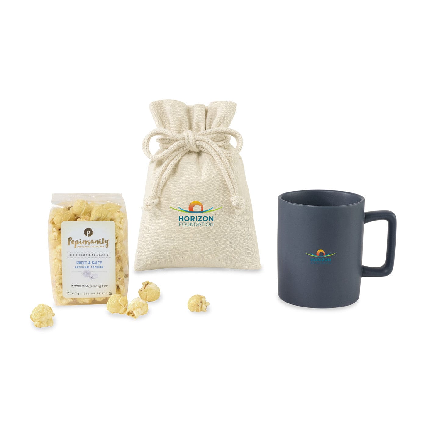 Threadfellows Food & Beverage One Size / Matte Navy Poppinsanity Artisanal Popcorn Mug Stuffer