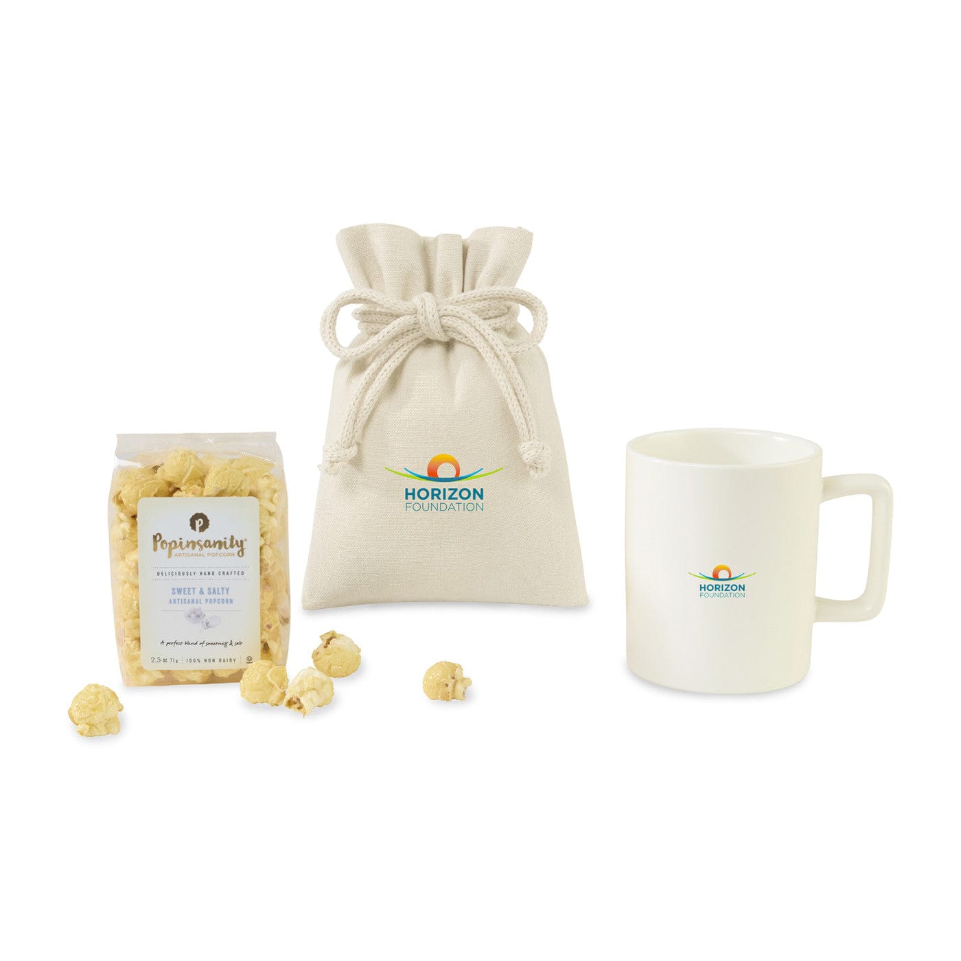 Threadfellows Food & Beverage One Size / Matte White Poppinsanity Artisanal Popcorn Mug Stuffer