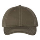 Threadfellows Headwear Adjustable / Olive/Stone Stitch Bio-Washed Classic Dad's Cap w/ Contrast Stitch