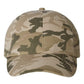 Threadfellows Headwear Adjustable / Tan Camo Bio-Washed Classic Dad's Cap Camo