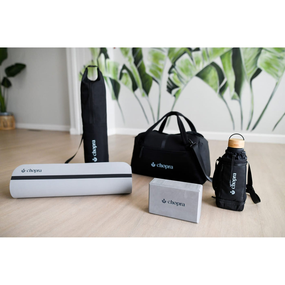 Threadfellows Health & Wellness One Size / Black Restore Recycled rPET Hydration Bottle Sling