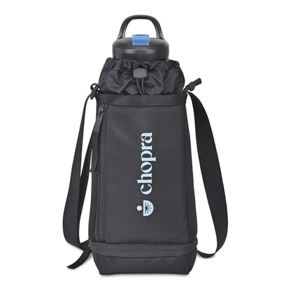 Threadfellows Health & Wellness One Size / Black Restore Recycled rPET Hydration Bottle Sling