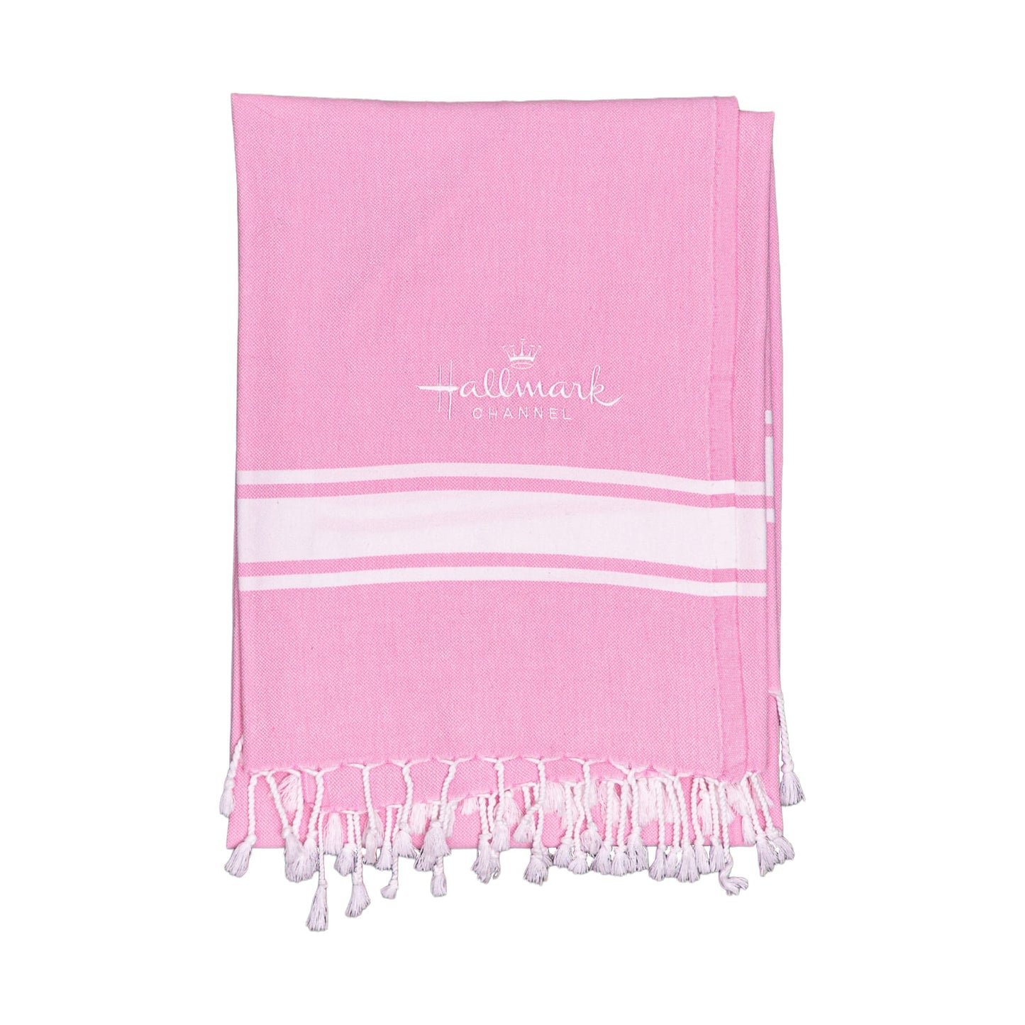 Threadfellows One Size / Pink Peshtemal Beach Towel Boardwalk Collection - 39" x 70"
