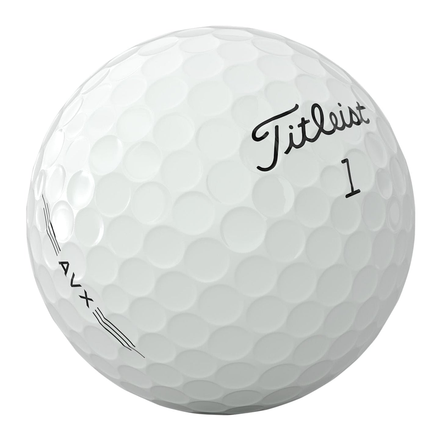 Titleist Golf Balls 3-Pack / White Titleist - AVX Golf Balls 3-Pack