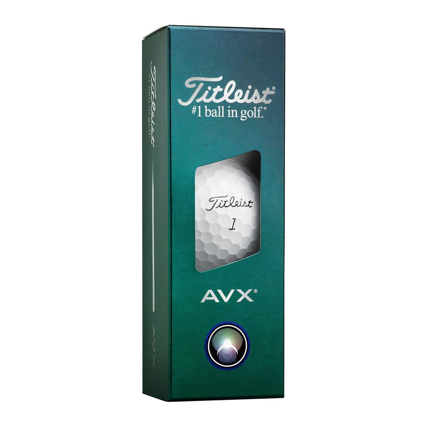 Titleist Golf Balls 3-Pack / White Titleist - AVX Golf Balls 3-Pack