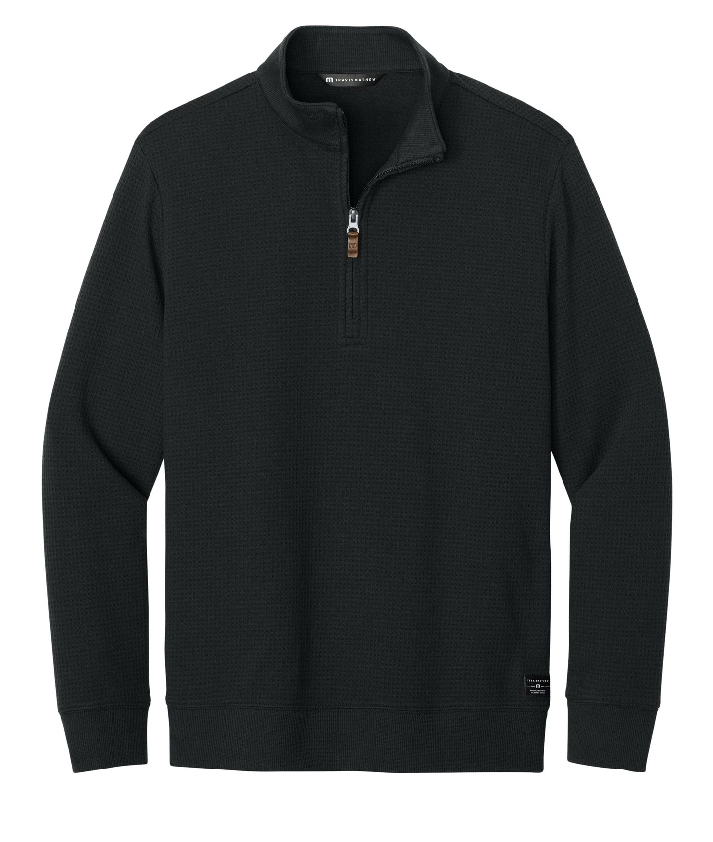 TravisMathew Layering S / Black TravisMathew - Men's Waffle 1/4-Zip
