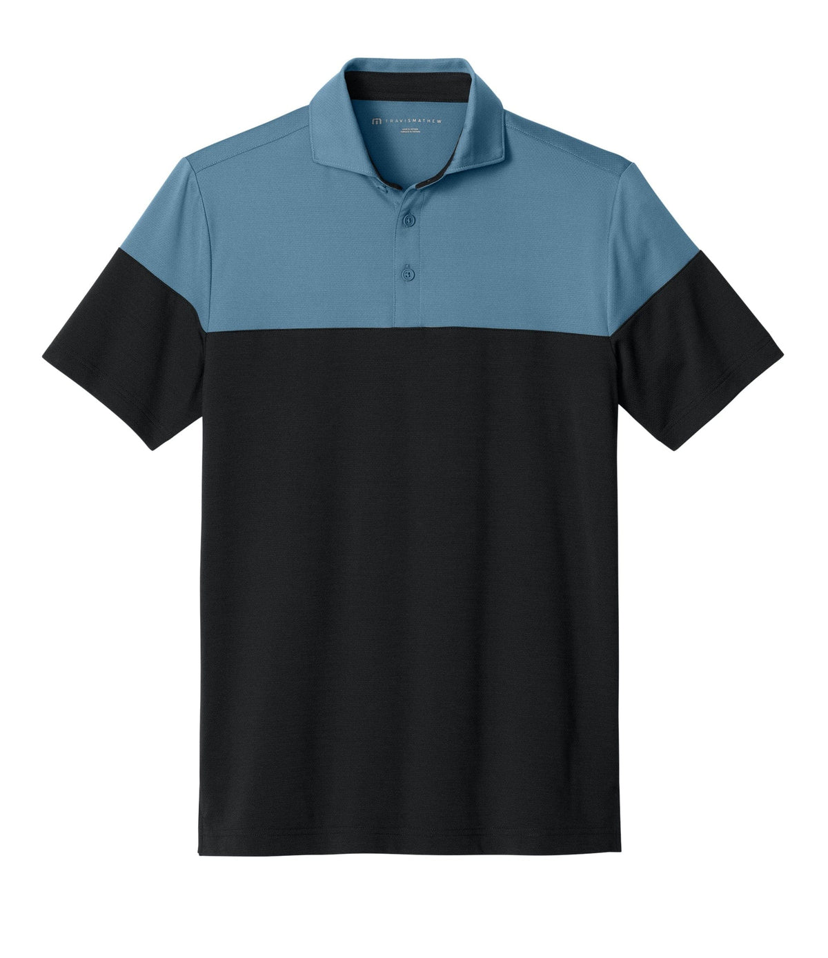 TravisMathew Polos Copen Blue/Black / S TravisMathew - Men's Onward Colorblock Polo