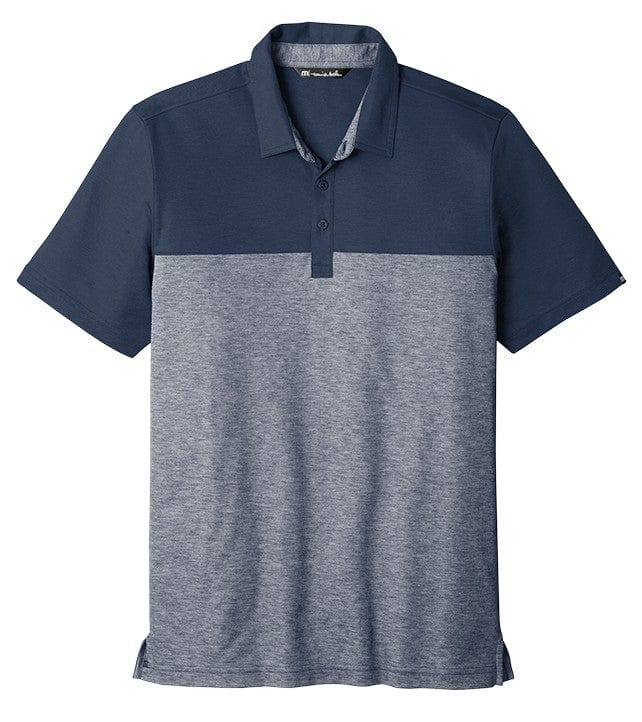TravisMathew Polos S / Blue Nights/Blue Nights Heather TravisMathew - Men's Oceanside Blocked Polo