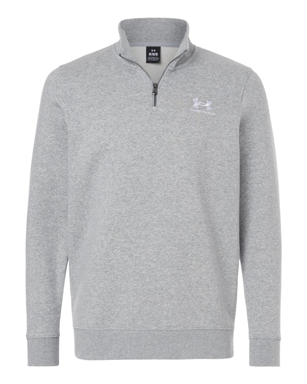 Under Armour Layering S / Mod Grey Light Heather/White Under Armour - Men's Icon Fleece Quarter-Zip Pullover