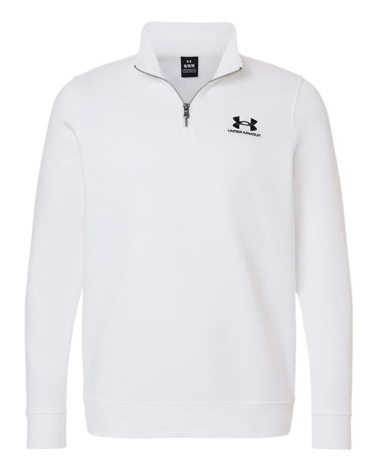Under Armour Layering S / White/Black Under Armour - Men's Icon Fleece Quarter-Zip Pullover