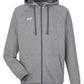 Under Armour Sweatshirts S / Castlerock/White Under Armour - Men's Rival Fleece Full-Zip Sweatshirt