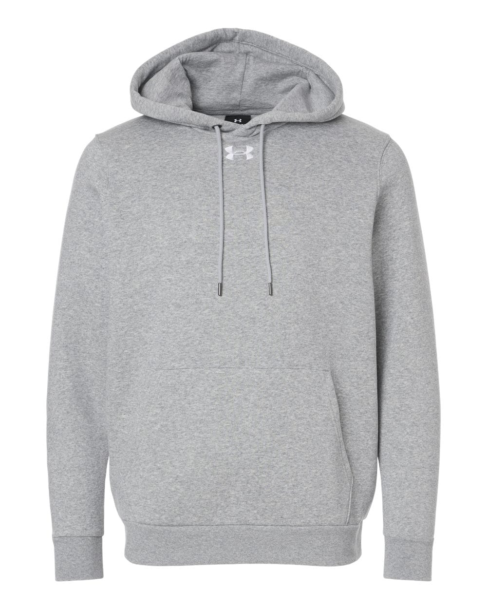 Under Armour Sweatshirts S / Mod Grey Light Heather/White Under Armour - Men's Team Icon Fleece Hooded Sweatshirt
