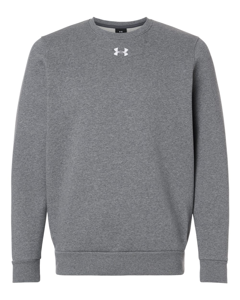 Under Armour Sweatshirts S / Pitch Grey Medium Heather/White Under Armour - Men's Team Icon Fleece Crew