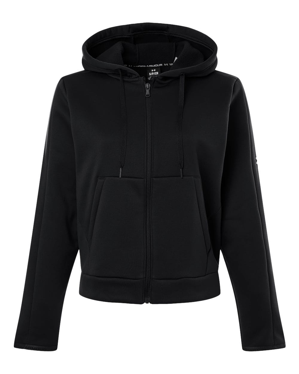 Under Armour Sweatshirts XS / Black/White Under Armour - Women's Armour Fleece Pro Hooded Full-Zip